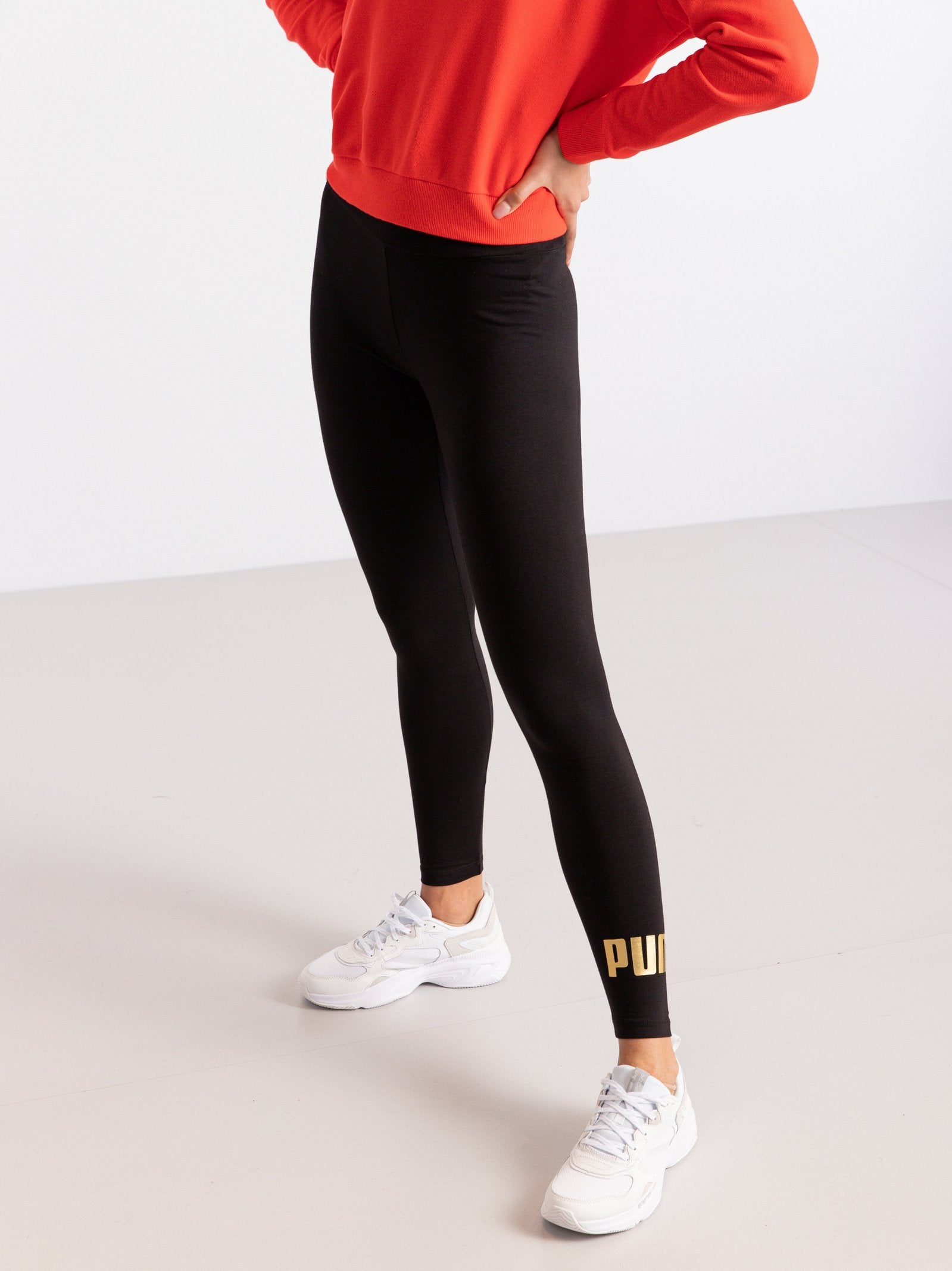Puma essential logo leggings deals